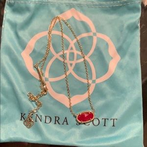 Kendra Scott Elisa Maroon Jade